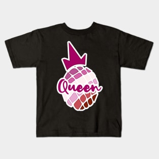 Pride'n'apple Lesbian Queen ! Kids T-Shirt